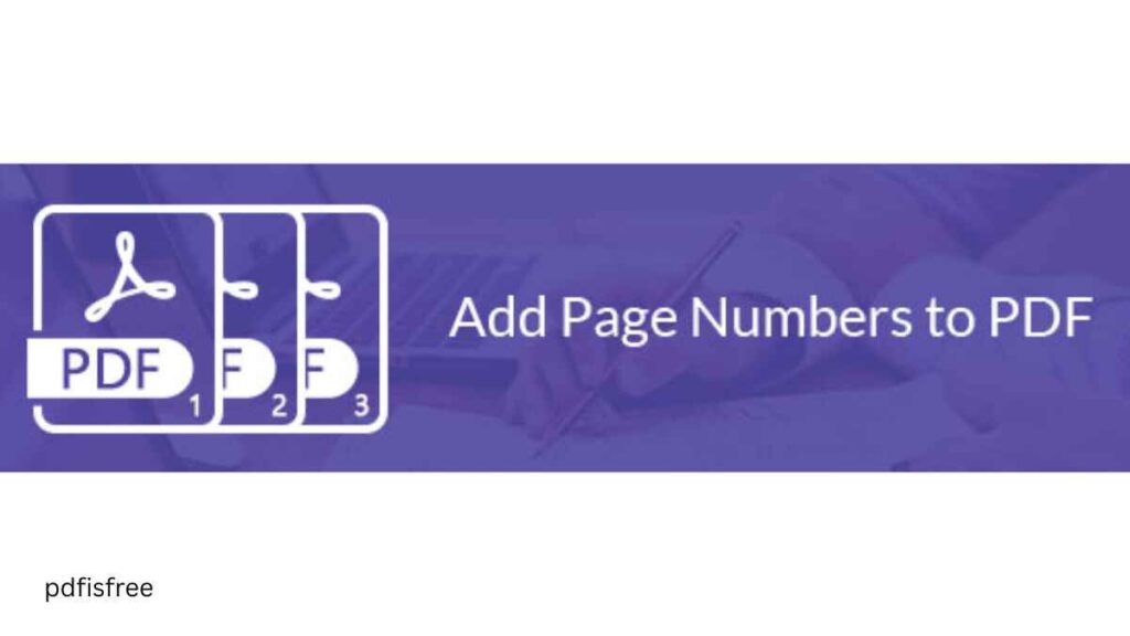 How to add page numbers to your PDF